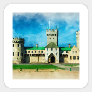 Castle Courtyard Sticker